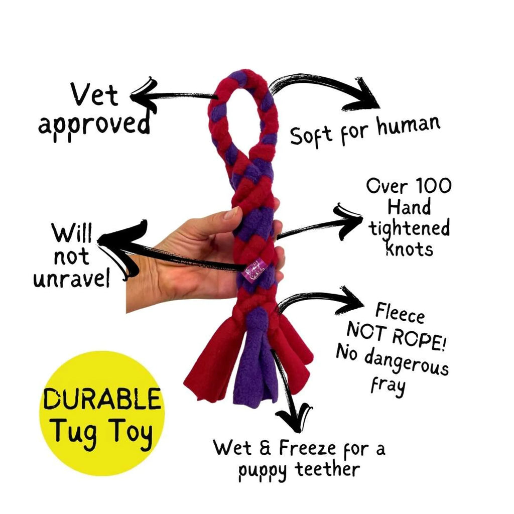 3-in-1 Enrichment Tube — Tug, Treat Dispenser & Snuffle Ball