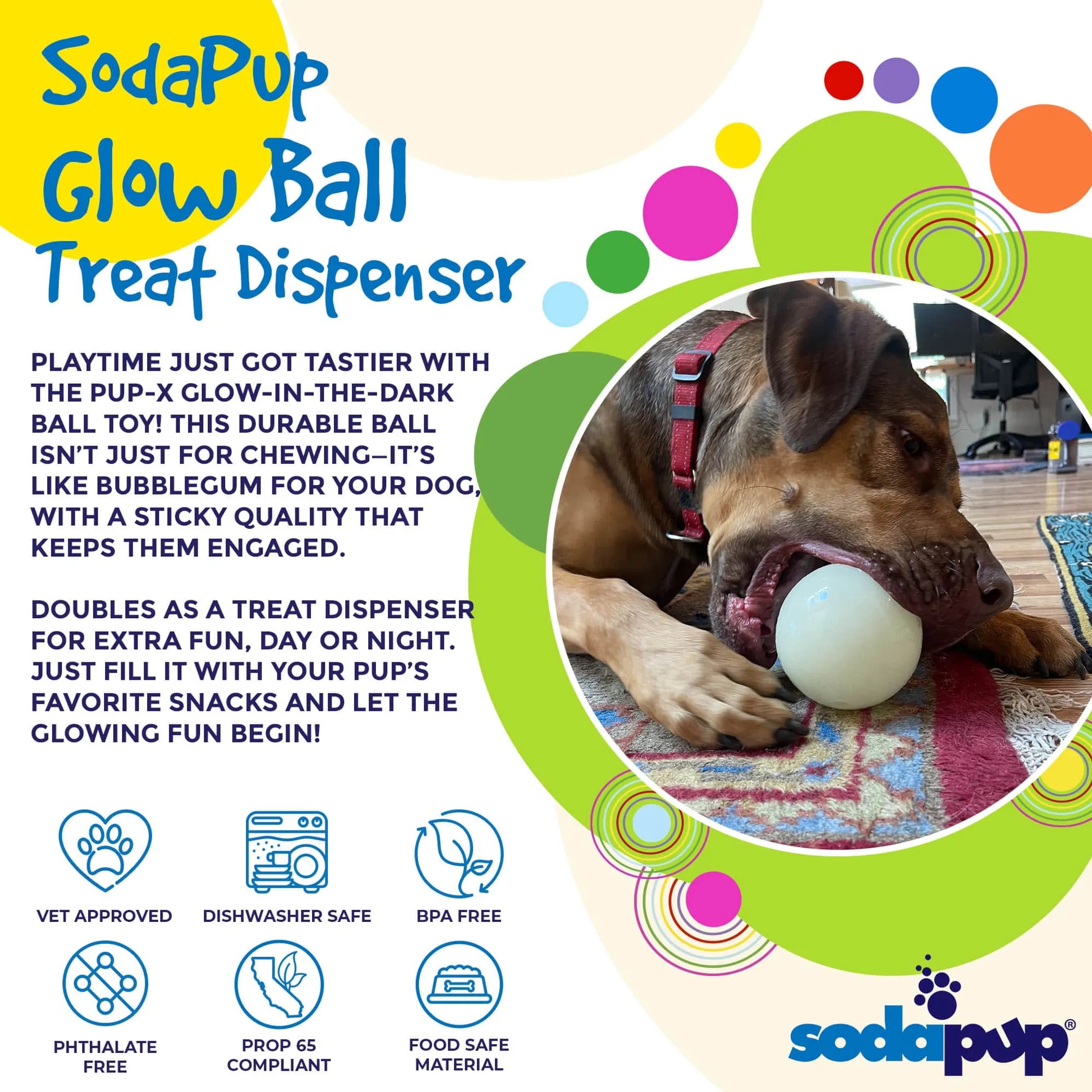Glow Ball — Glow-in-the-Dark Treat Dispenser